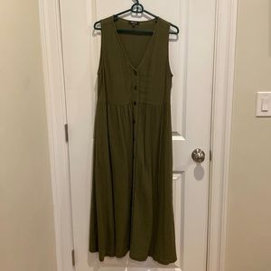Green Madewell dress, never worn.